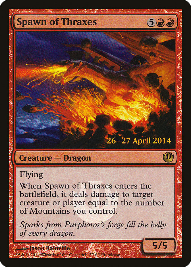 Spawn of Thraxes [Journey into Nyx Prerelease Promos] MTG Single Magic: The Gathering | Red Claw Gaming