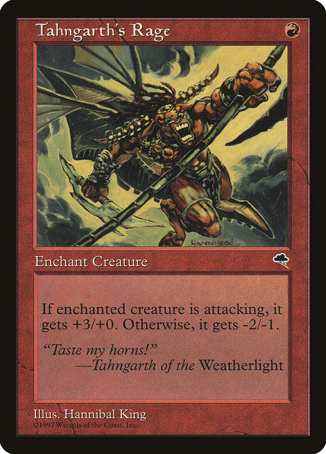 Tahngarth's Rage [Tempest] MTG Single Magic: The Gathering | Red Claw Gaming