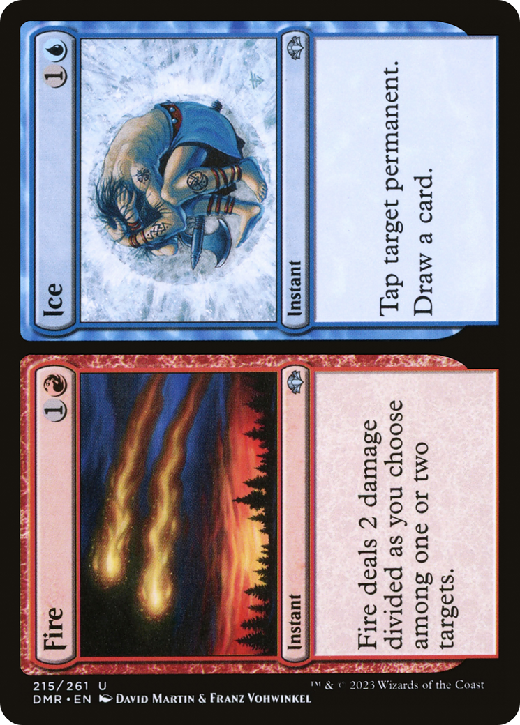 Fire // Ice [Dominaria Remastered] MTG Single Magic: The Gathering | Red Claw Gaming