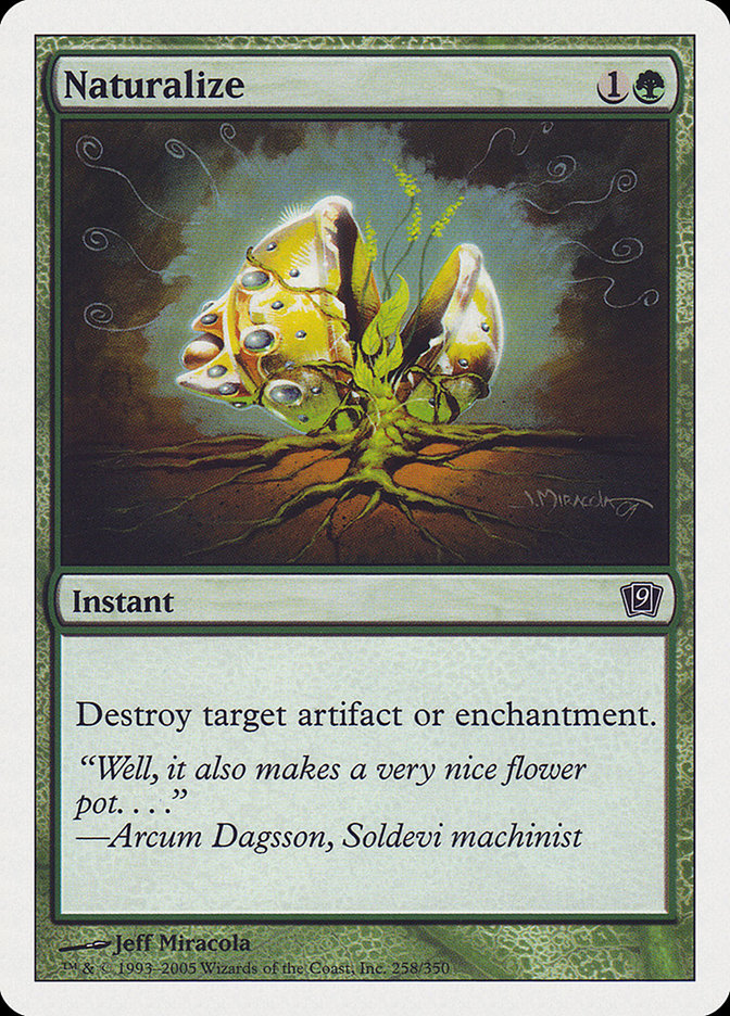 Naturalize [Ninth Edition] MTG Single Magic: The Gathering | Red Claw Gaming