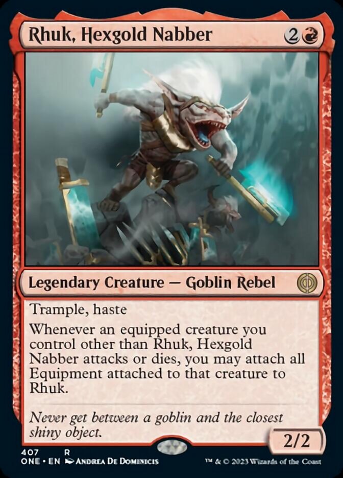 Rhuk, Hexgold Nabber [Phyrexia: All Will Be One] MTG Single Magic: The Gathering | Red Claw Gaming