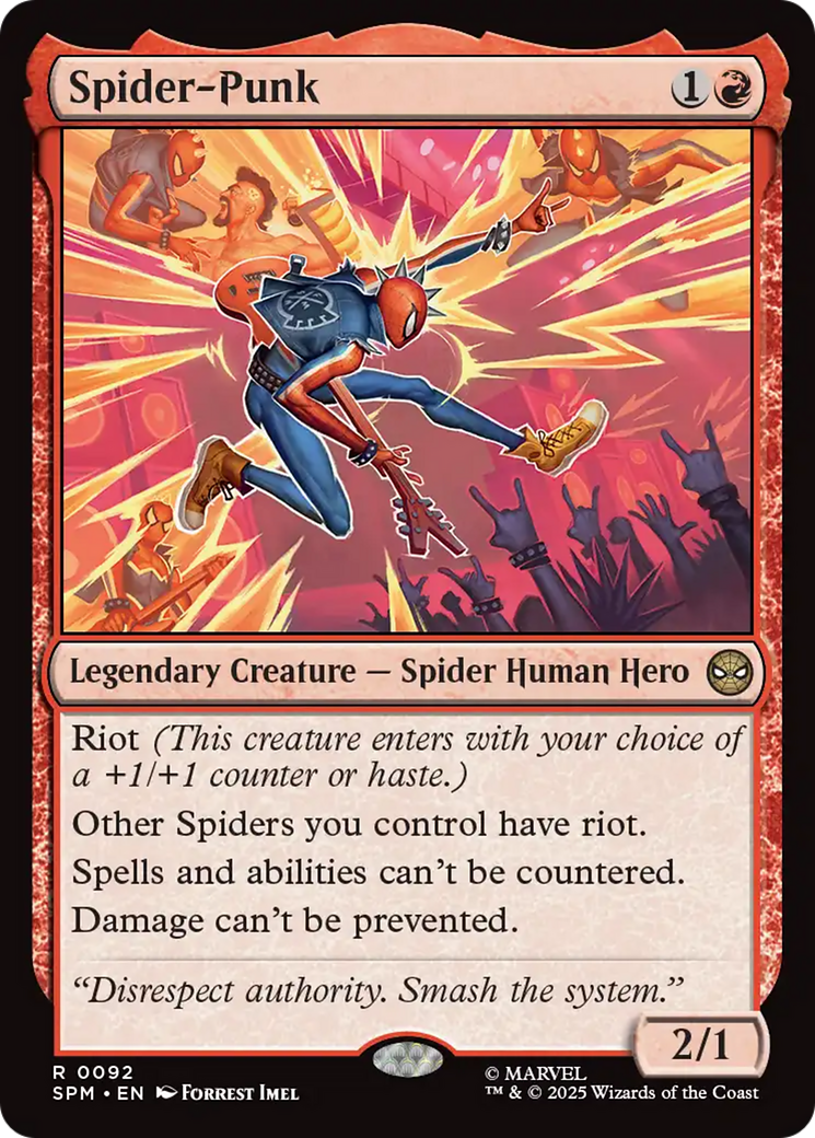 Spider-Punk [Marvel's Spider-Man] MTG Single Magic: The Gathering | Red Claw Gaming