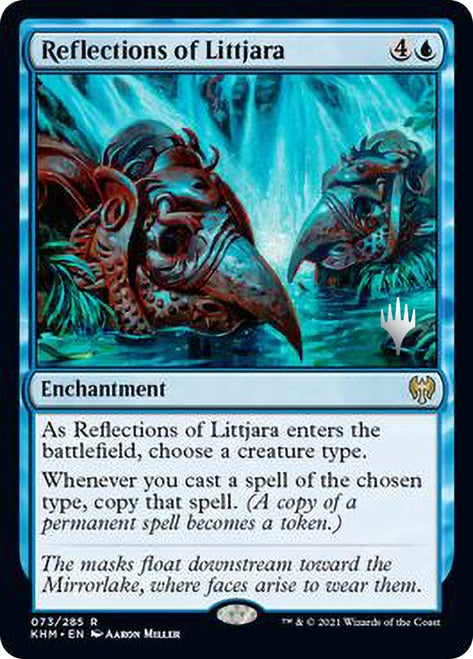 Reflections of Littjara (Promo Pack) [Kaldheim Promos] MTG Single Magic: The Gathering | Red Claw Gaming