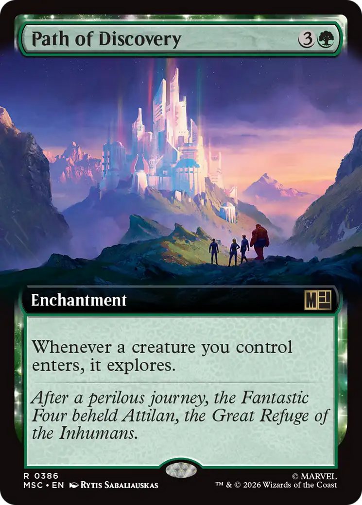Path of Discovery (Extended Art) [Marvel Super Heroes Commander] MTG Single Magic: The Gathering | Red Claw Gaming