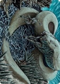 Koma, Cosmos Serpent 2 Art Card [Kaldheim Art Series] MTG Single Magic: The Gathering | Red Claw Gaming
