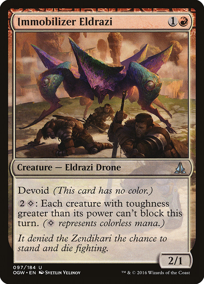 Immobilizer Eldrazi [Oath of the Gatewatch] MTG Single Magic: The Gathering | Red Claw Gaming