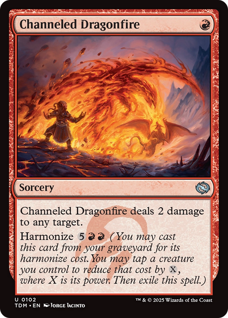 Channeled Dragonfire [Tarkir: Dragonstorm] MTG Single Magic: The Gathering | Red Claw Gaming