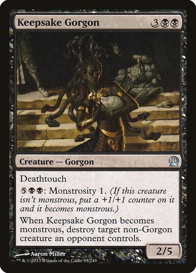 Keepsake Gorgon [Theros] MTG Single Magic: The Gathering | Red Claw Gaming