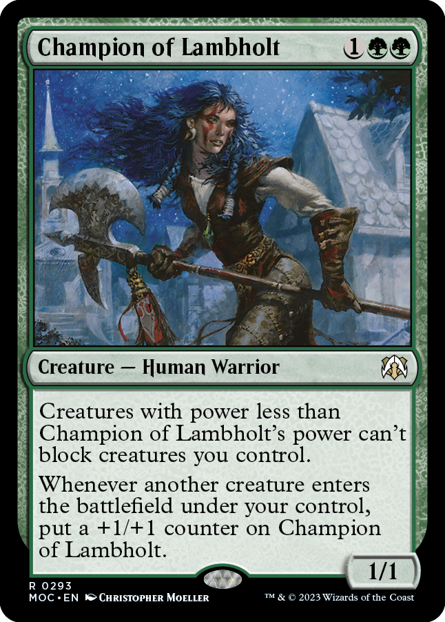 Champion of Lambholt [March of the Machine Commander] MTG Single Magic: The Gathering | Red Claw Gaming
