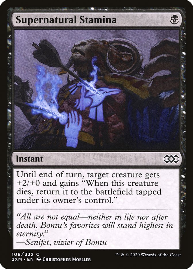 Supernatural Stamina [Double Masters] MTG Single Magic: The Gathering | Red Claw Gaming