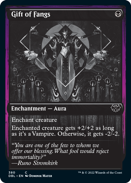 Gift of Fangs [Innistrad: Double Feature] MTG Single Magic: The Gathering | Red Claw Gaming