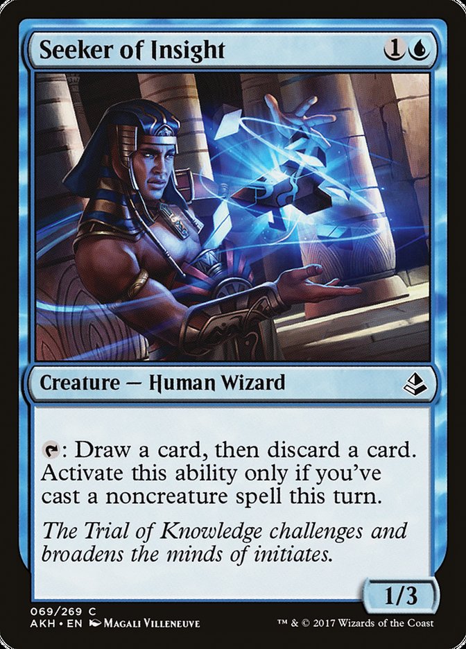 Seeker of Insight [Amonkhet] MTG Single Magic: The Gathering | Red Claw Gaming