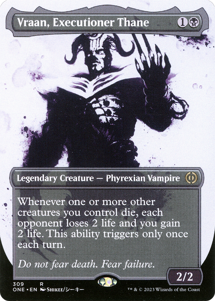 Vraan, Executioner Thane (Borderless Ichor) [Phyrexia: All Will Be One] MTG Single Magic: The Gathering | Red Claw Gaming
