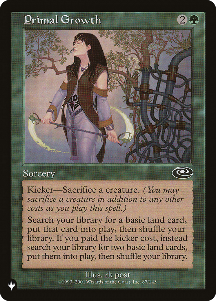 Primal Growth [The List] MTG Single Magic: The Gathering | Red Claw Gaming