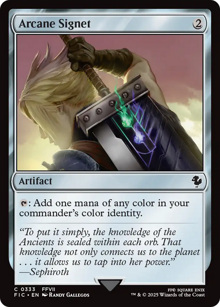 Arcane Signet (0333) [FINAL FANTASY Commander] MTG Single Magic: The Gathering | Red Claw Gaming