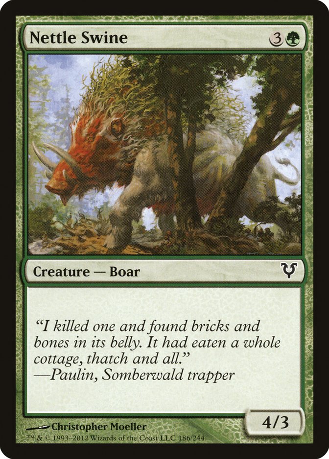 Nettle Swine [Avacyn Restored] MTG Single Magic: The Gathering | Red Claw Gaming