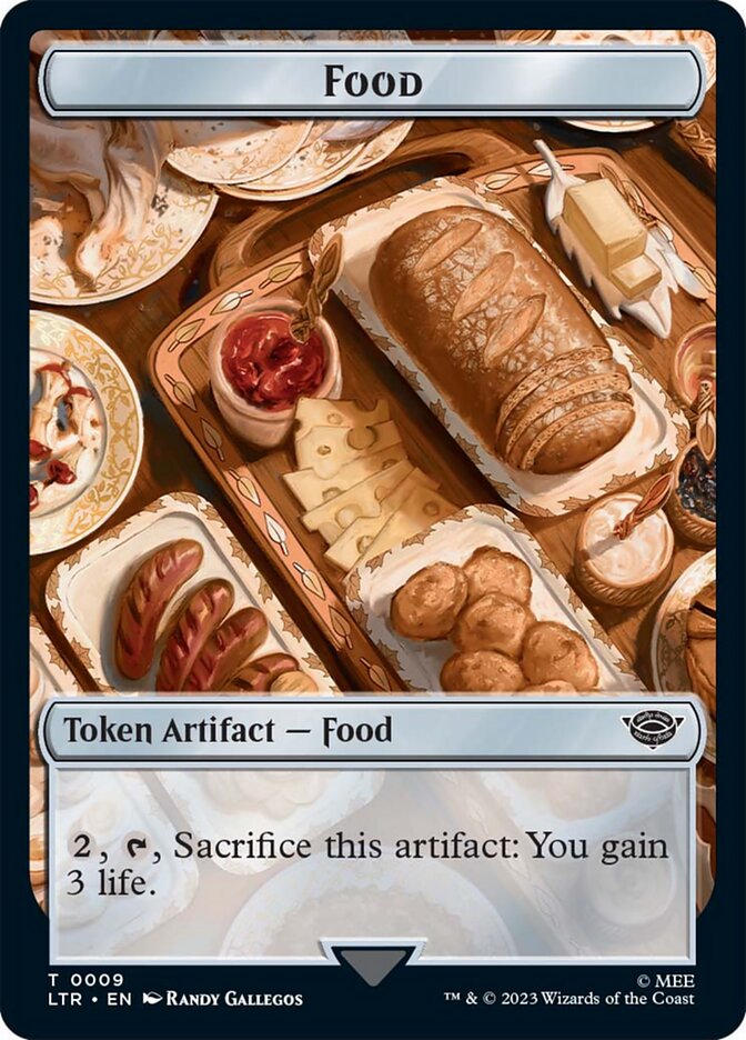 Food Token (09) [The Lord of the Rings: Tales of Middle-Earth Tokens] MTG Single Magic: The Gathering | Red Claw Gaming