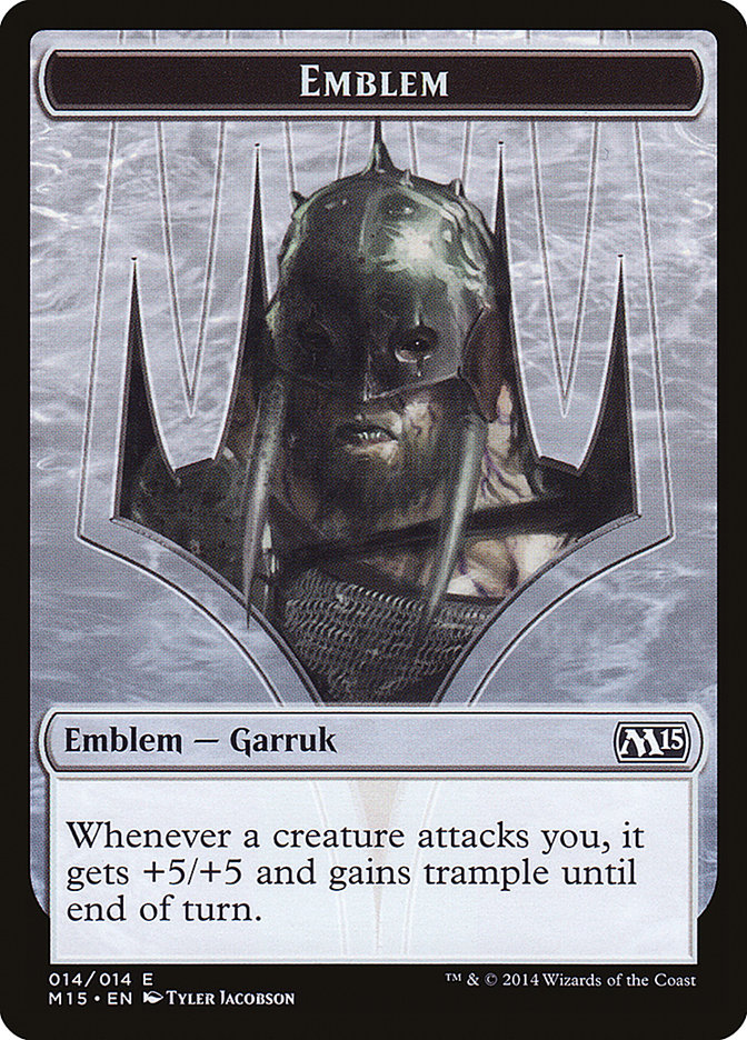 Garruk, Apex Predator Emblem [Magic 2015 Tokens] MTG Single Magic: The Gathering | Red Claw Gaming
