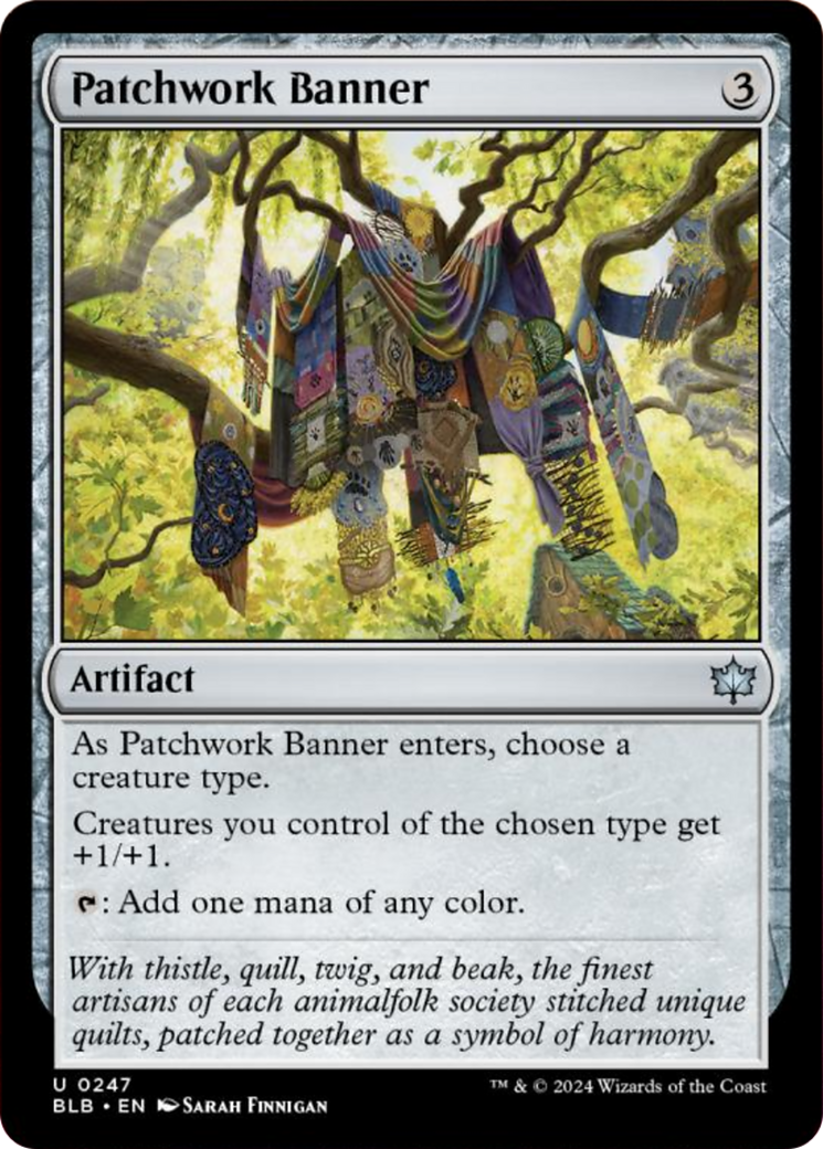 Patchwork Banner [Bloomburrow] MTG Single Magic: The Gathering    | Red Claw Gaming