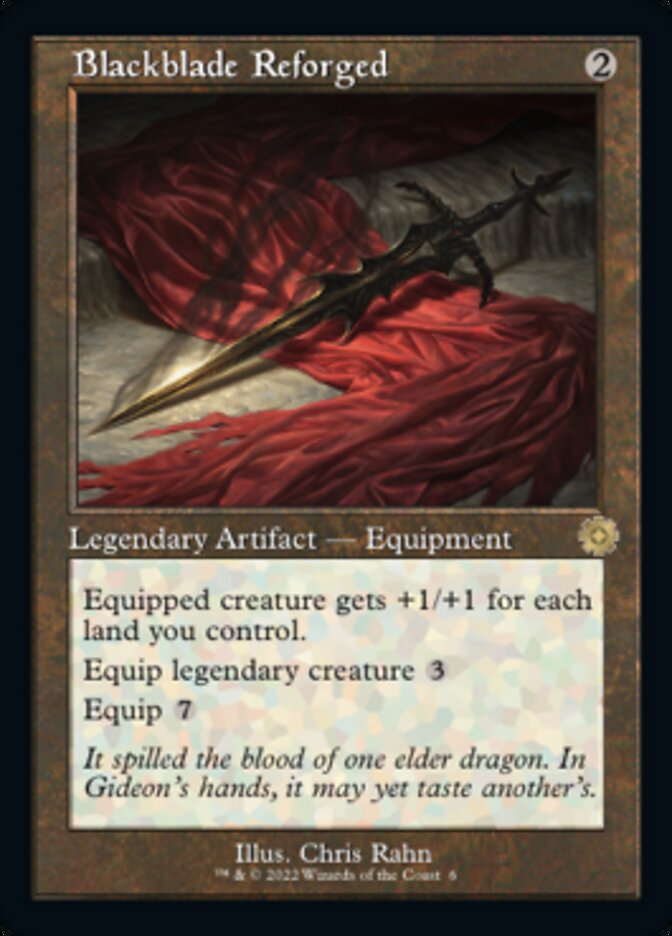 Blackblade Reforged (Retro) [The Brothers' War Retro Artifacts] MTG Single Magic: The Gathering | Red Claw Gaming