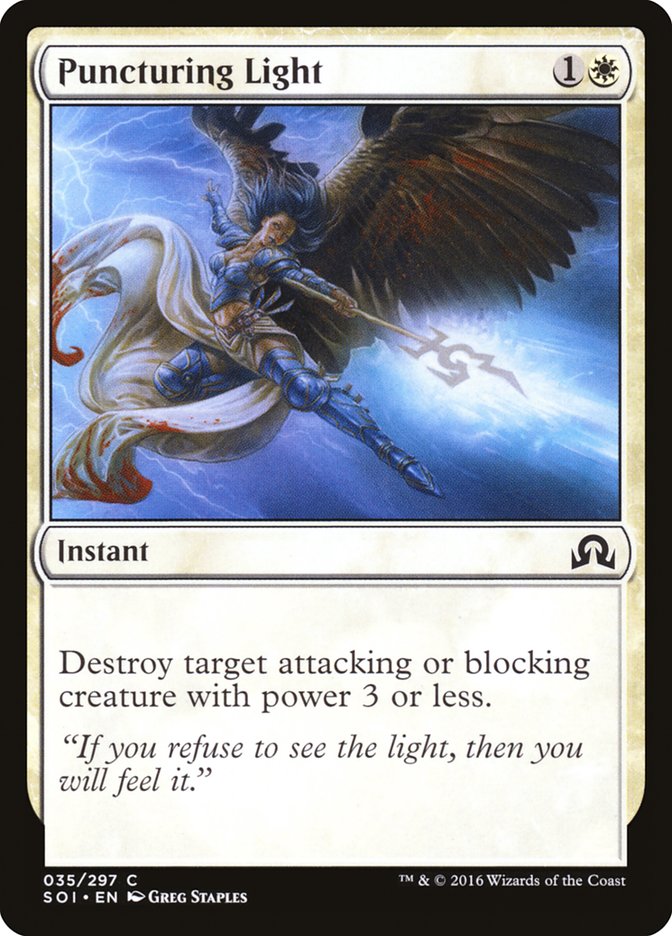 Puncturing Light [Shadows over Innistrad] MTG Single Magic: The Gathering | Red Claw Gaming