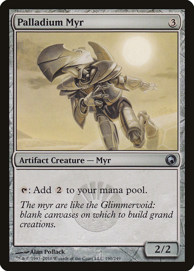 Palladium Myr [Scars of Mirrodin] MTG Single Magic: The Gathering | Red Claw Gaming