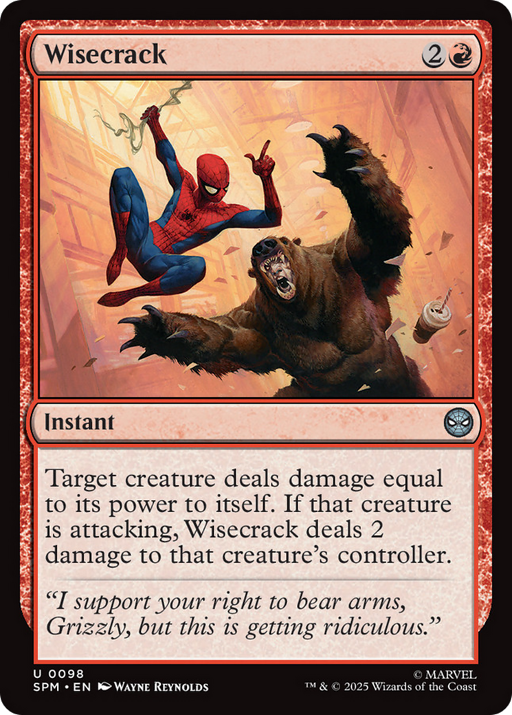Wisecrack [Marvel's Spider-Man] MTG Single Magic: The Gathering | Red Claw Gaming