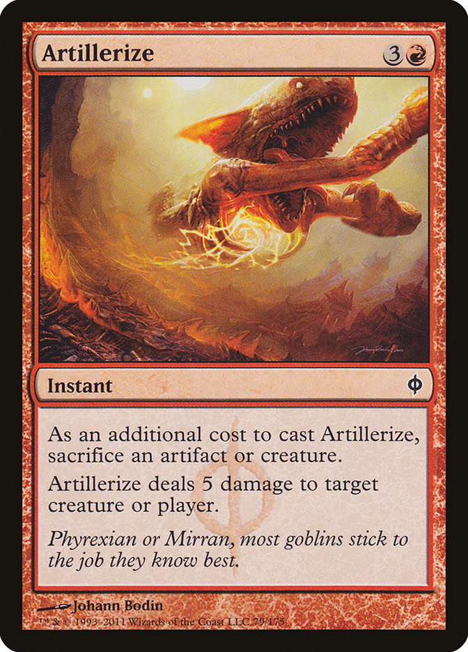 Artillerize [New Phyrexia] MTG Single Magic: The Gathering | Red Claw Gaming