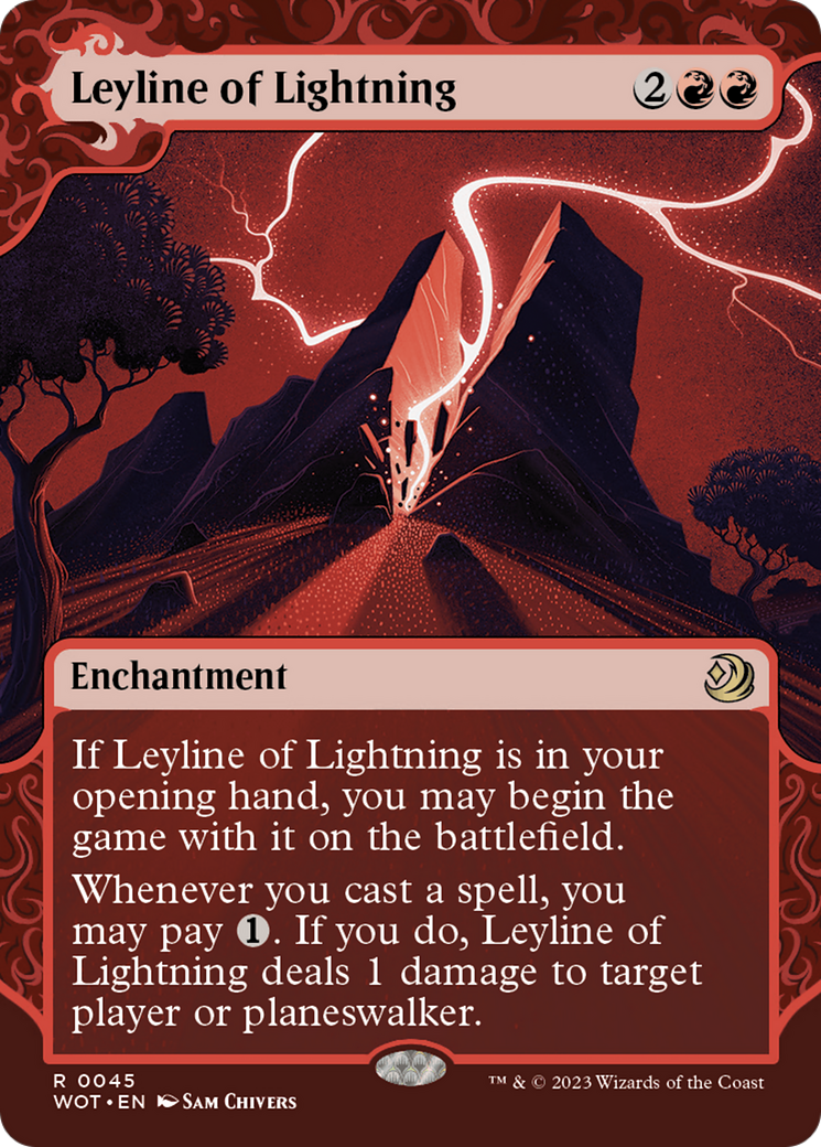 Leyline of Lightning [Wilds of Eldraine: Enchanting Tales] MTG Single Magic: The Gathering | Red Claw Gaming