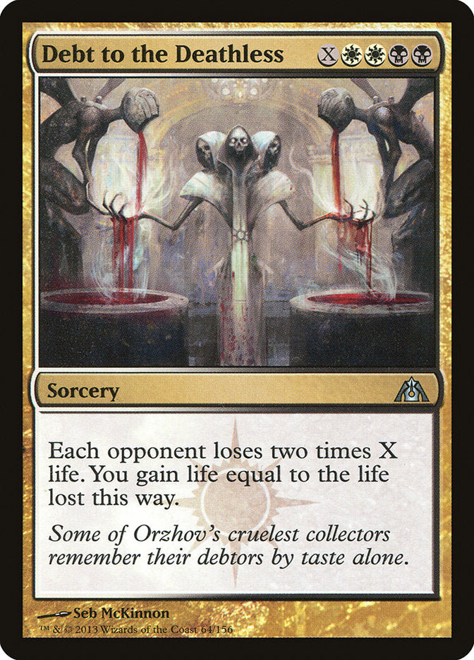 Debt to the Deathless [Dragon's Maze] MTG Single Magic: The Gathering | Red Claw Gaming