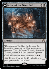 Altar of the Wretched // Wretched Bonemass [The Lost Caverns of Ixalan Commander] MTG Single Magic: The Gathering | Red Claw Gaming