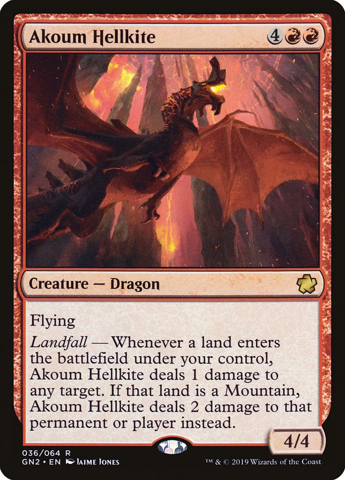 Akoum Hellkite [Game Night 2019] MTG Single Magic: The Gathering | Red Claw Gaming