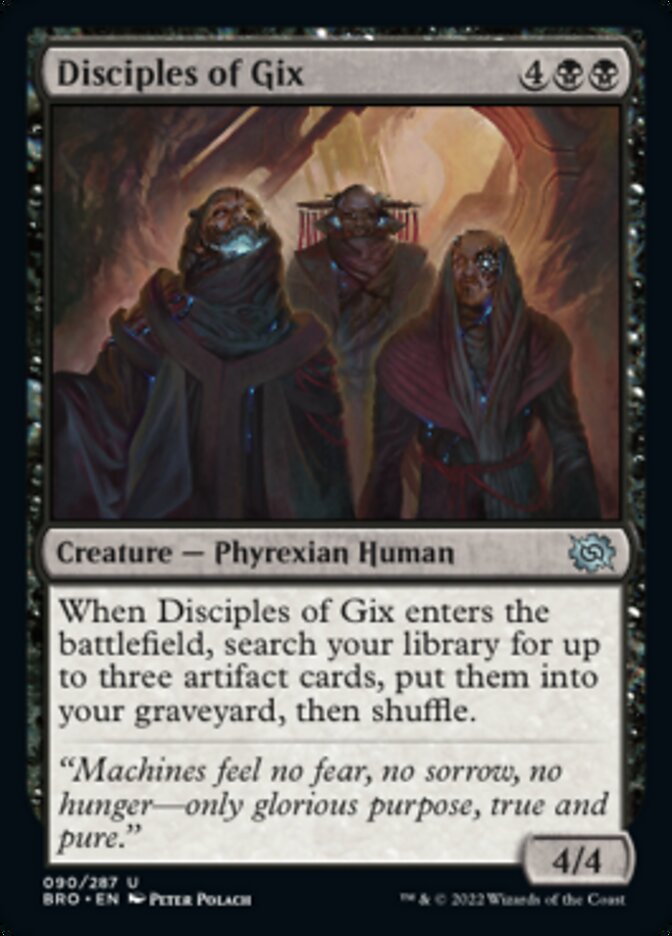 Disciples of Gix [The Brothers' War] MTG Single Magic: The Gathering | Red Claw Gaming