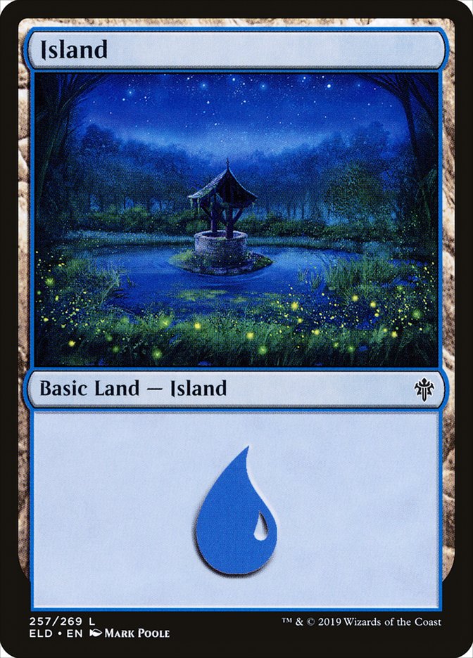 Island (257) [Throne of Eldraine] MTG Single Magic: The Gathering | Red Claw Gaming