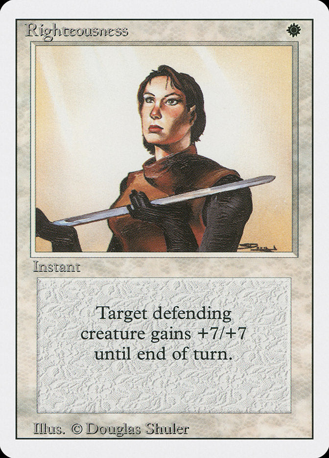 Righteousness [Revised Edition] MTG Single Magic: The Gathering | Red Claw Gaming