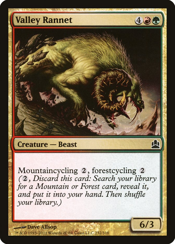 Valley Rannet [Commander 2011] MTG Single Magic: The Gathering | Red Claw Gaming