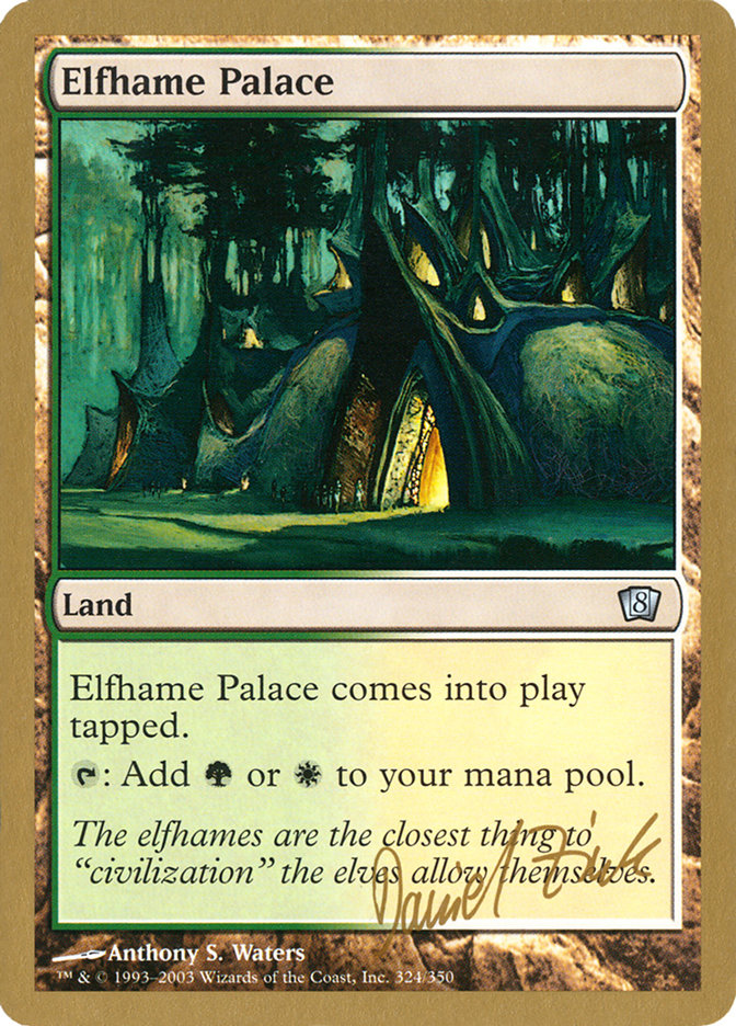 Elfhame Palace (Daniel Zink) [World Championship Decks 2003] MTG Single Magic: The Gathering    | Red Claw Gaming