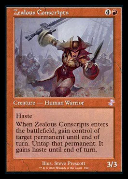 Zealous Conscripts (Timeshifted) [Time Spiral Remastered] MTG Single Magic: The Gathering | Red Claw Gaming