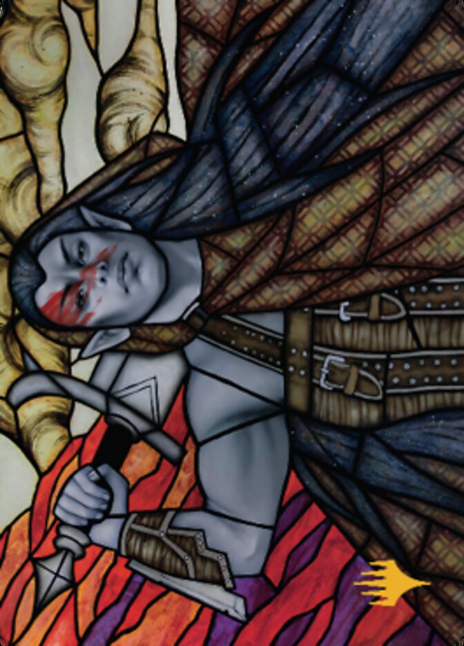 Radha, Coalition Warlord Art Card (Gold-Stamped Signature) [Dominaria United Art Series] MTG Single Magic: The Gathering | Red Claw Gaming