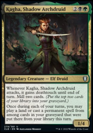 Kagha, Shadow Archdruid [Commander Legends: Battle for Baldur's Gate] MTG Single Magic: The Gathering | Red Claw Gaming