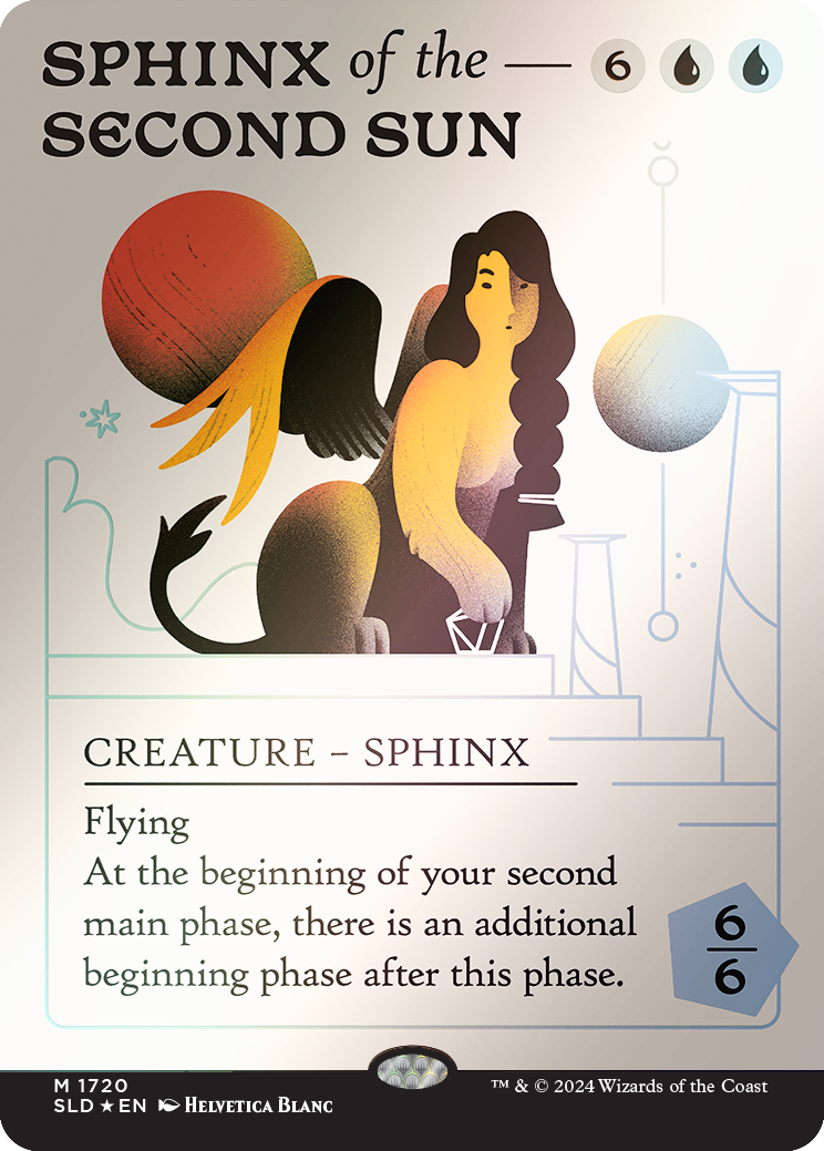 Sphinx of the Second Sun (Rainbow Foil) [Secret Lair Drop Series] MTG Single Magic: The Gathering | Red Claw Gaming