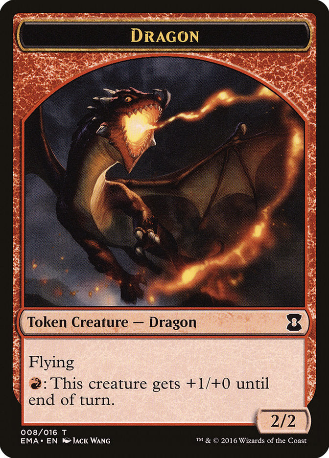 Dragon Token [Eternal Masters Tokens] MTG Single Magic: The Gathering | Red Claw Gaming