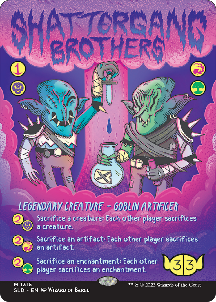 Shattergang Brothers (Rainbow Foil) [Secret Lair Drop Series] MTG Single Magic: The Gathering | Red Claw Gaming