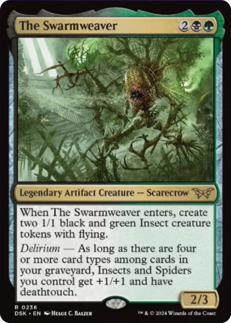 The Swarmweaver (0236) [Duskmourn: House of Horror] MTG Single Magic: The Gathering | Red Claw Gaming