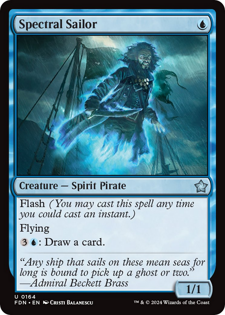 Spectral Sailor [Foundations] MTG Single Magic: The Gathering | Red Claw Gaming