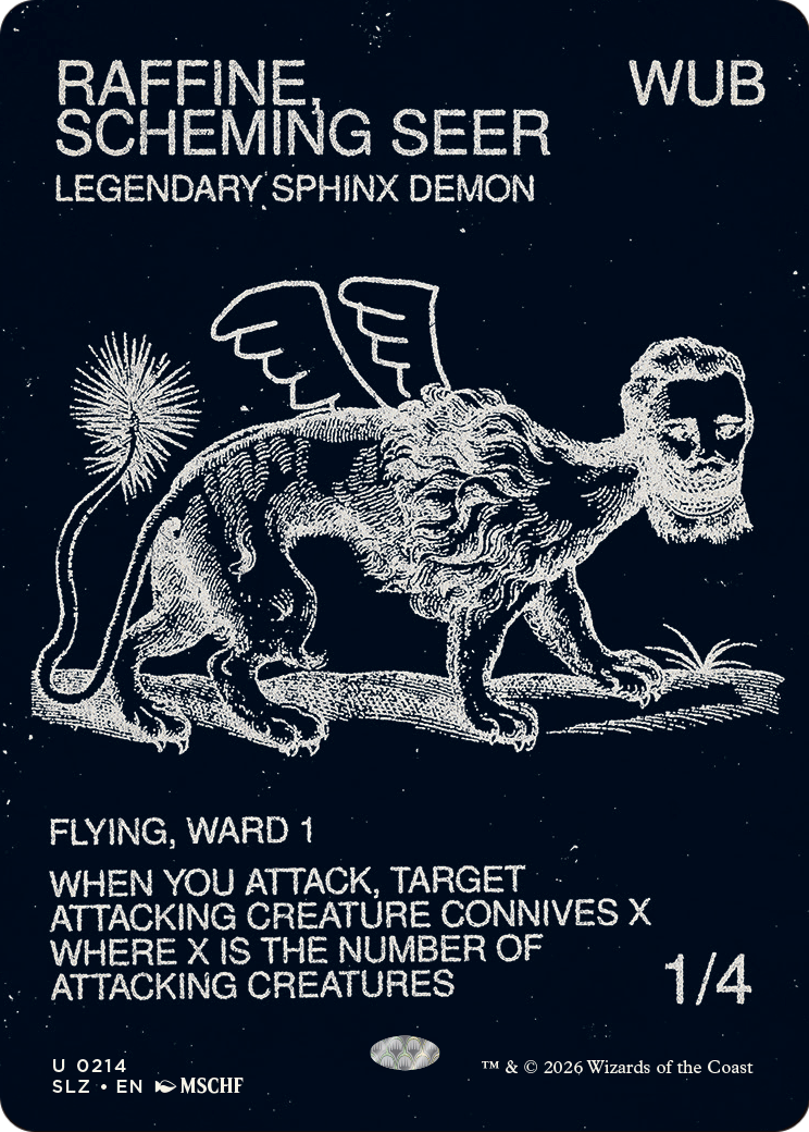 Raffine, Scheming Seer (0214) [Secret Lair x MSCHF: The Zeta Set] | Red Claw Gaming