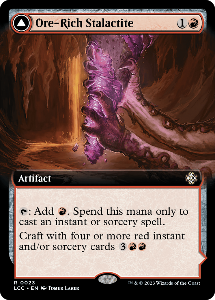 Ore-Rich Stalactite (Extended Art) [The Lost Caverns of Ixalan Commander] MTG Single Magic: The Gathering | Red Claw Gaming