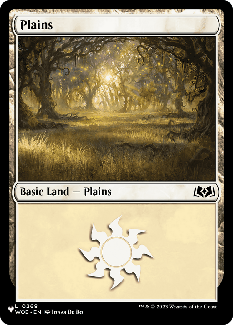 Plains (0268) (WOE) [The List] MTG Single Magic: The Gathering | Red Claw Gaming