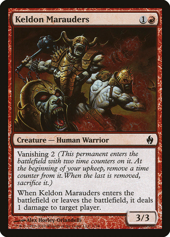 Keldon Marauders [Premium Deck Series: Fire and Lightning] MTG Single Magic: The Gathering | Red Claw Gaming