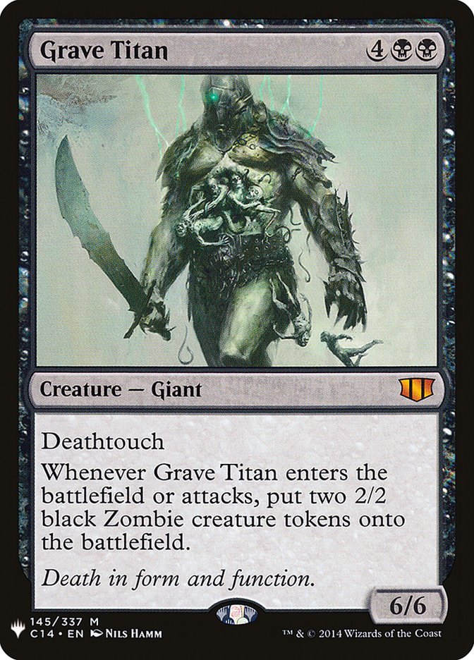 Grave Titan [Mystery Booster] MTG Single Magic: The Gathering | Red Claw Gaming